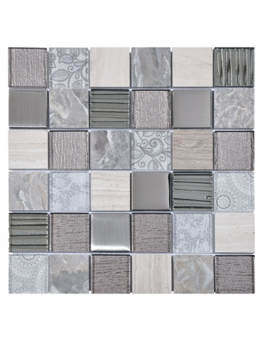 REV MALLA 30X30 ELEMENTS GREY